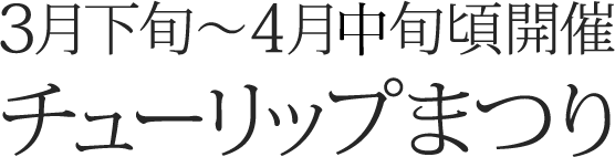 チューリップまつり なばなの里