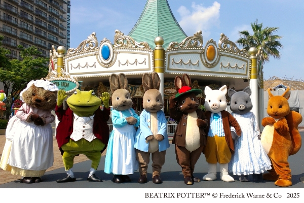 「ピーターラビット™となかまたち」と会える!【ナガシマスパーランド】