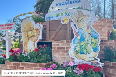 【期間限定】ピーターラビット™のフォトスポット登場♪