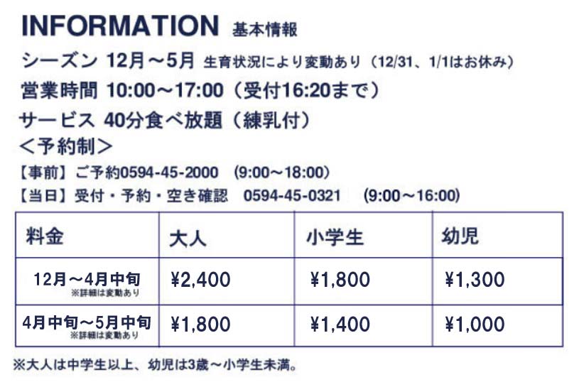 ナガシマリゾートファーム農業体験12月~5月中旬頃まで楽しむことができるイチゴ狩り。年末年始もイチゴ狩り!