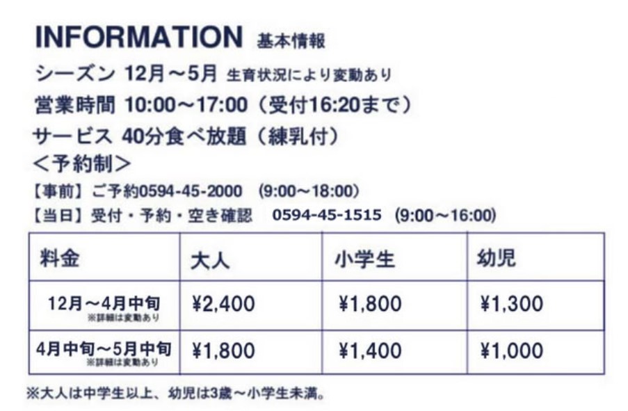 ナガシマリゾートファーム農業体験12月~5月中旬頃まで楽しむことができるイチゴ狩り。年末年始もイチゴ狩り!