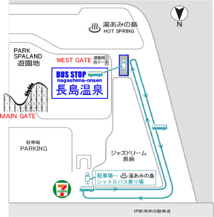 長島 アウトレット 地図